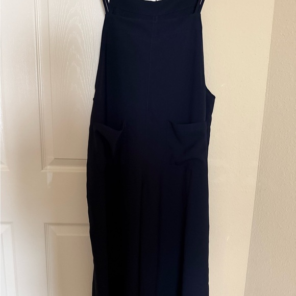Moon River Elegant Navy Blue Jumpsuit - Picture 4 of 5